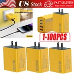 120W 4-PORT Usb Fast Wall Charger Block Cell Phone 16 15 13 11 X Ipad Lot. Fixed Price $175.09.