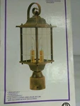 Bel Air Lighting 54603 Rt Cast Aluminum 181/2" Outdoor Lantern, Etched GLASS(45. Fixed Price $75.00.
