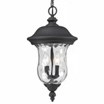 Z-lite 533CHM Armstrong 19" Tall 2 Light Outdoor Pendant Black. Fixed Price $175.10.