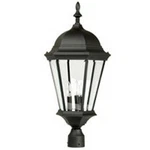Craftmade Z555-TB Straight Glass Post Light Accessories Textured Black. Fixed Price $128.88.