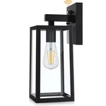 Shine Hai Dusk To Dawn Sensor Outdoor Wall Sconce, Exterior Porch Lantern Fix.... Fixed Price $36.61.