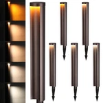 6 Pack 5CCT Led Landscape Pathway Lights, 12-24V Low Voltage. Fixed Price $139.99.