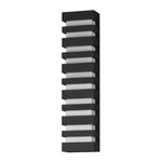 Maxim Lighting Keyes 1 28" Led Outdoor Wall Sconce, Black - 86266BK. Fixed Price $304.20.