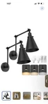 Aoceley 2-PACK Battery Operated Swing Arm Led Wall Scones. Fixed Price $60.00.
