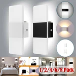 1-8X Modern Led Wall Lighting Up Down Cube Room Sconce Lamp Fixture Indoor. Fixed Price $73.99.