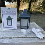Bel Air Lighting 544835 Cast Aluminum Outdoor Lantern New Verde Green. Fixed Price $46.97.