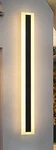 Lamqee Linear Wall Light Stainless 47" Black Outdoor Frosted Acrylic Waterproof. Fixed Price $69.00.