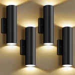 Gobright 4-PACK Modern Outdoor Wall Light 12W 3000K Led Cylinder Exterior. Fixed Price $97.15.