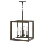 Hinkley Lighting Rhodes Outdoor Hanging, Warm Bronze/seedy 29304WB-LV. Fixed Price $944.00.
