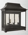 Visual Comfort Signature Rosedale Wide Lantern Wall Sconce, Rudolph Colby Design. Fixed Price $1689.00.