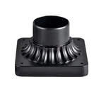Kichler Aluminum 5.75 In. X 3.5 Black Outdoor Pedestal Mount. Fixed Price $18.00.