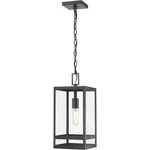 Z-lite 596CHM-BK Nuri 1 Light 7.5 Inch Black Outdoor Chain Mount Ceiling Fixture. Fixed Price $204.00.
