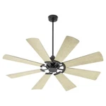 Quorum Mod 72" Damp Fan, Matte Black 30728-59. Fixed Price $378.00.