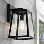 Arrington Modern Outdoor Wall Light Fixture Black 13" Clear Glass For Exterior. Fixed Price $99.99.