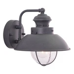 Vaxcel Harwich 1 Light Gray Coastal Barn Dome Outdoor Wall Lantern Clear Glass. Fixed Price $126.49.
