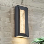 Stylish 15" Waterproof Led Wall Light With Art Glass For Indoor/outdoor Use. Fixed Price $159.99.
