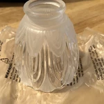 Craftmade Glass Shade For Fan, Style 188 Frosted + Clear Design 2-1/4". Fixed Price $23.39.