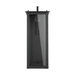 Capital Lighting Hunt Large Outdoor Wall Lantern, Black 934641BK-GL. Fixed Price $598.00.