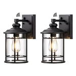 Edishine Exterior Wall Lantern 2PC Auto On/off Open Cage Design For Garage. Fixed Price $89.99.