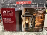 Home Decorators Collection Williamsburg 17.1 1-LIGHT Outdoor Wall Coach Sconce. Fixed Price $55.00.