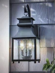 Home Decorators Rainbrook 24 In. 2-LIGHT Matte Black Extra Large Outdoor. Fixed Price $69.95.