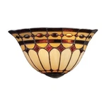 Elk 08032-BC Tiffany Glass Diamond Ring 2-LIGHT Sconce, 7-INCH, Burnished Copper. Fixed Price $56.95.