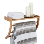 Neu Home Bamboo Wall Mount Shelf And Towel Rack. Fixed Price $54.74.