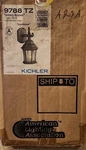 Kichler 9788 Bronze Townhouse Collection 1-LIGHT 12" Outdoor Wall New. Fixed Price $26.25.