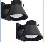 Ume 2 Pack Led Outdoor Wall Light Fixtures, Dusk To Dawn Lantern. Fixed Price $29.99.