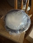 Trans Globe 4121BK Outdoor Bulkhead Wall Light Black Hardwired Mounted. Fixed Price $35.00.