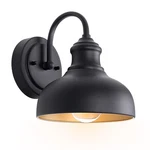 Black Outdoor Gooseneck Light For Barn, 7 Inch Farmhouse Exterior Fixtu.... Fixed Price $95.99.