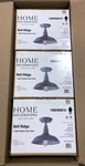 Lot Of 3 Home Decorators Bell Ridge 10 In. Teal Outdoor Semi Flush Mount New. Fixed Price $54.99.