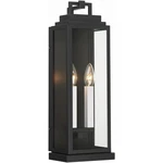Crystorama ASP-8912-MK Aspen Light 19 Inch Matte Black Outdoor Sconce. Fixed Price $268.00.