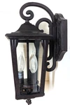 Hampton Bay 3-LIGHT Outdoor Hardwired Wall Lantern Sconce Fixture Black. Fixed Price $19.95.