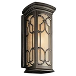 Kichler 49229OZ - Franceasi 1 Light 25" Outdoor Wall (new Bad Box Only). Fixed Price $153.00.