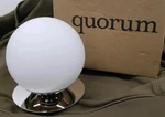 Quorum 339-62 Wall Ceiling Mount Light 6" Globe Nickel Finish 120V. Fixed Price $71.99.