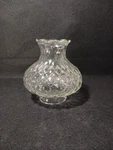 Vtg Glass Clear Quilted Light Shade Lantern Chimney 2 7/8" Fitter. 4 Available. Fixed Price $9.99.