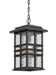 Kichler 49833 Beacon Square 10"W Outdoor Mini Pendant - Black. Fixed Price $271.99.