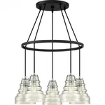 Quoizel 5-LIGHT Earth Black Prophecy Chandelier 100W Medium Base PPY5005EK. Fixed Price $356.24.