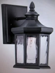 Progress Lighting Edition Collection 1-LIGHT Textured Black Clear Water Lantern. Fixed Price $44.60.