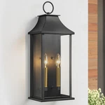 Lawyettle Dusk To Dawn Outdoor 20.6INCH 2-E12 Base, Black(with Gold Base). Fixed Price $140.35.