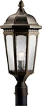 Kichler Courtyard 23 3/4" High Bronze Outdoor Post Light. Fixed Price $247.99.