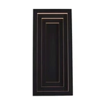 Kalco Chrysler 20" Outdoor Wall Sconce, Matte Black - 401921MB. Fixed Price $1120.00.