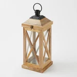Brylanehome Wooden Square 18" Lantern - Brown. Fixed Price $164.99.