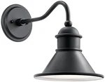 Kichler Northland 12" High Black Outdoor Wall Light. Fixed Price $244.99.