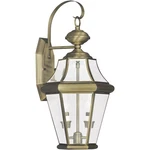 Livex Lighting 2261-01 Georgetown Outdoor Wall Antique Brass. Fixed Price $289.96.