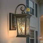 Alvime Dusk To Dawn Outdoor Wall Lights Fixture, Exterior Lanterns, Porc.... Fixed Price $109.68.