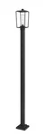 Z-lite 594PHMS-536P Sheridan 111" Tall Outdoor Single Head Post Black. Fixed Price $778.00.