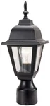 Design House 507509 Post Top Light, 3.5-IN. Adapter, Black, Maple. Fixed Price $45.00.
