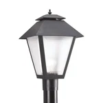 One Light Outdoor Post Lamp-black Finish-incandescent Lamping Type. Fixed Price $60.80.